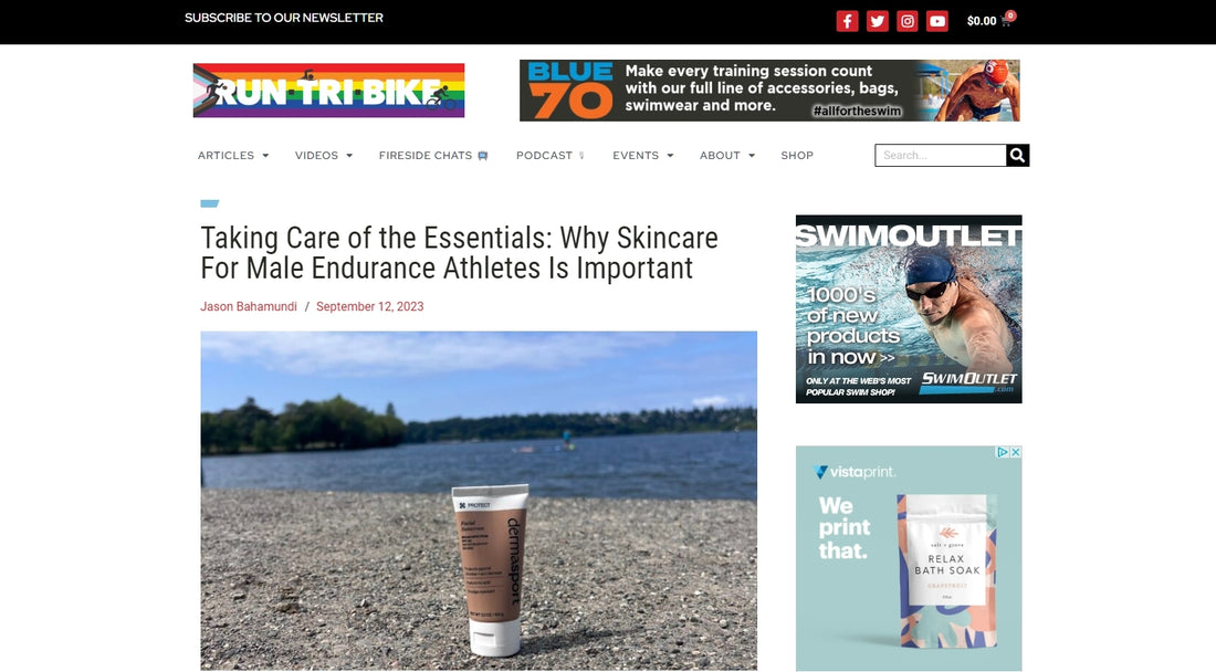 The Secret to Endurance Athlete Skincare - A Dermasport Review by Jason Bahamundi