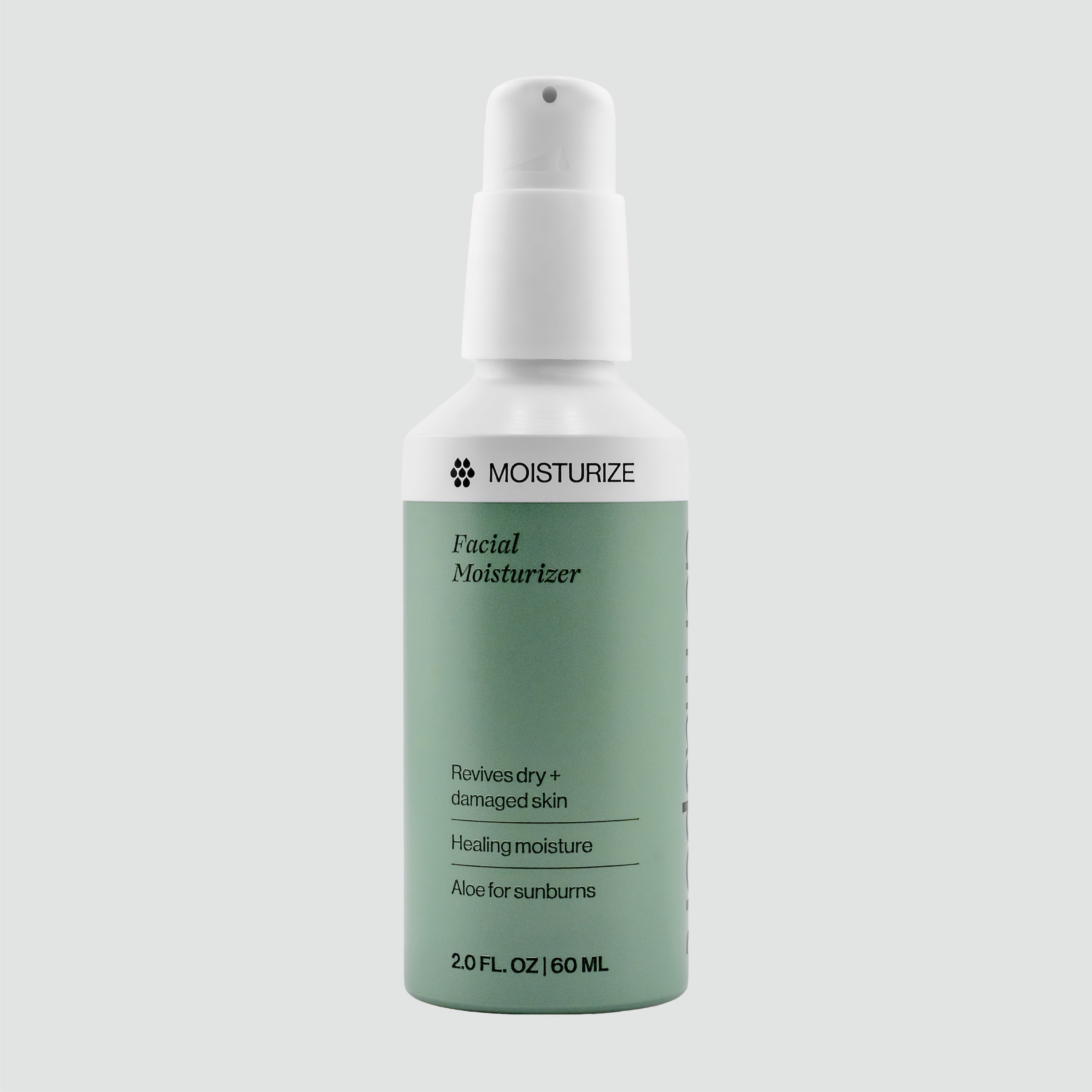 DermaSport Facial Moisturizer for lightweight, daily hydration.