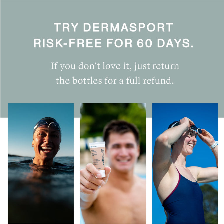 Dermasport SPF 50 Facial Sunscreen is backed by a risk-free 60-day money-back guarantee, allowing you to try it with confidence for sensitive skin protection.